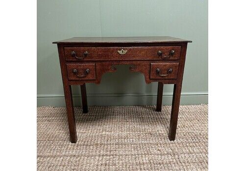 Country House 18th Century Antique Oak Side Table