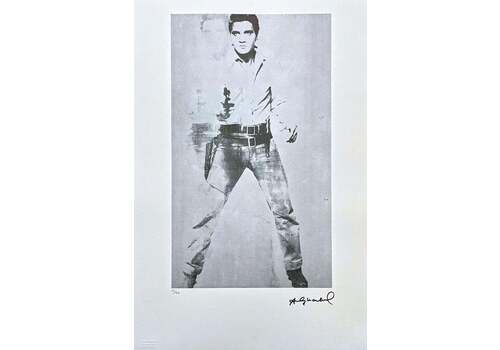 After Andy Warhol, One Elvis Presley , 1980s, Lithograph