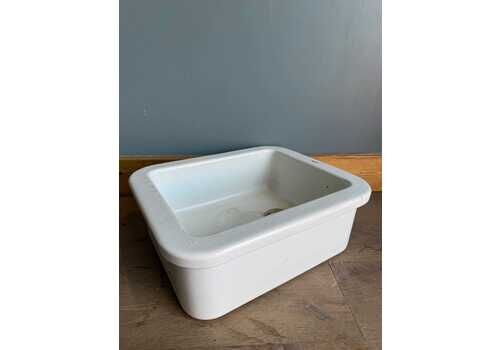 Vintage Twyfords Rectangular Sink – Reclaimed Ceramic Basin 50cm Utility/Lab