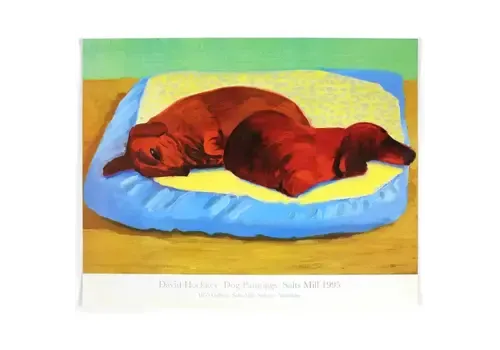 David Hockney, Dog 43, 1995, 1990s