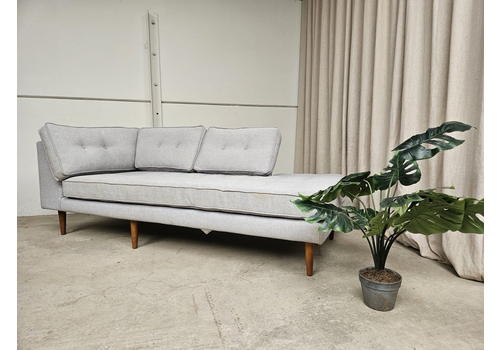 Vtg Mid Century Style West Elm Sofa Chaise Longue Danish Scandi Retro R913