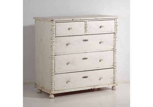 Antique White Chest Of Drawers (C.1920) #47