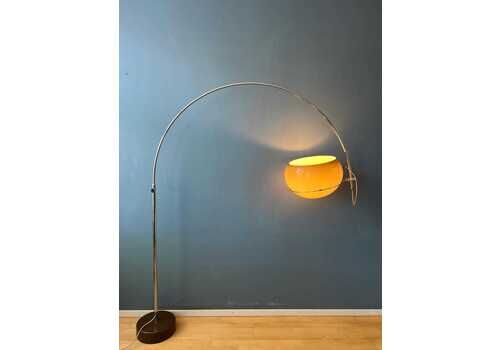 Mid Century Space Age Mushroom Arc Floor Lamp By Gepo