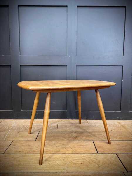 Vintage Ercol Model 213 Coffee Table In Elm – Blonde Side Table