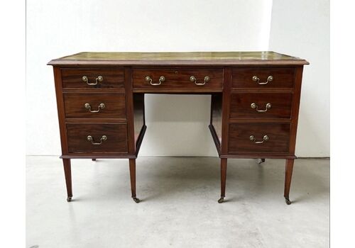 Antique Edwardian Oak Desk