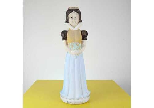 Vintage Snow White Terracotta Statue