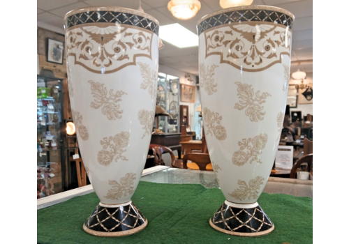 Pair Of 2006 Royal Doulton Baroness Vases
