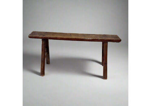 Early 19th Century Rustic Elm Bench