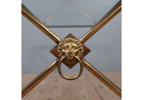 Maison Jansen Gilt Brass Coffee Table