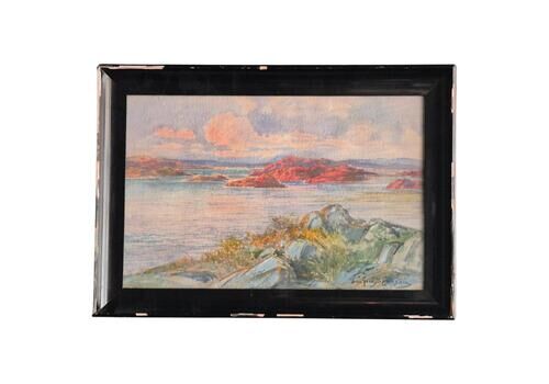 Stockholm Archipelago, Watercolor, Swedish Painter Anna Gardell Ericson