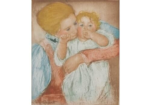 Mary Cassattmaternity : Mother And Child   Etching