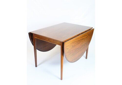 Dining Table With Extension & Flaps   Rosewood   Arne Vodder   Danish Design   1960s