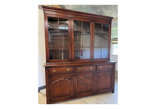 Artisan Made Georgian Glazed Oak Dresser  Kitchen Dresser , With Keys