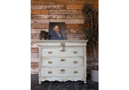 Handsome Rustic French Chest Of Drawers