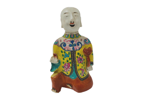 Polychrome Porcelain Group "Le Siffleur" 20th Century