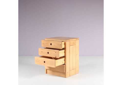 1960s Pine Drawer Cabinet By Charlotte Perriand For Les Arcs, France