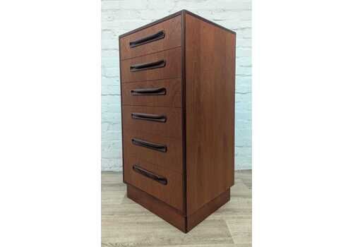 G Plan Fresco 6 Drawer Tallboy Chest Of Drawers
