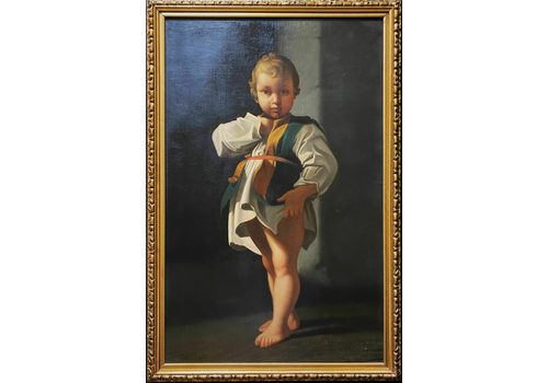 C. 1790 Baroque Oil Painting Portrait Study Aft: Bartolomeo Schedoni (1578 1625)