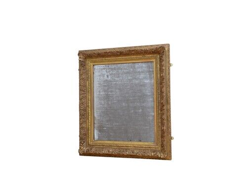 19th Century Giltwood Wall Mirror Gilded Mirror H79cm