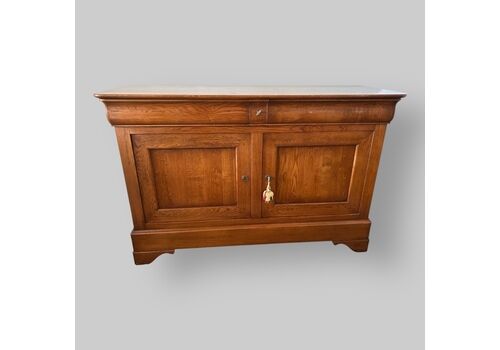 A C20th Solid Oak Side Cabinet