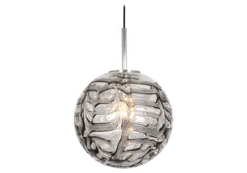 Rare Large Murano Ball Pendant Light By Doria, Germany, 1970s