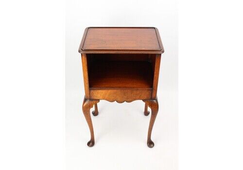 Edwardian Walnut Bedside Cabinet By Gill & Reigate