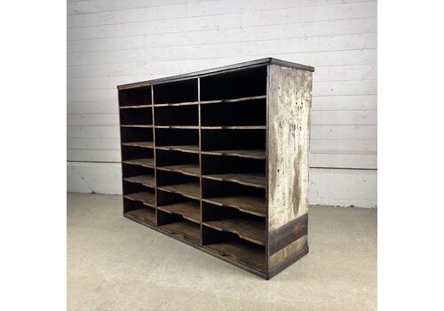 Antique Victorian Pine Pigeon Hole Unit