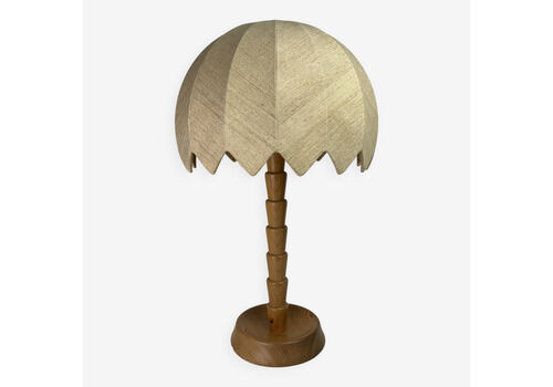 Page 1 Of 15 Xl Pine Palm Table Mushroom Lamp By Temde Switzerland, 1970s