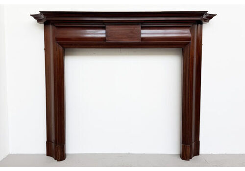 Early 20th Century Mahogany Fireplace Surround