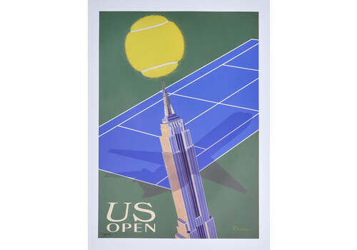 Us Open   Razzia Original Vintage Poster