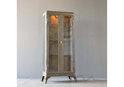 German Light Up Medical Cabinet By Ad Krauth Circa 1920s