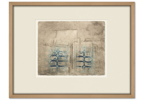 Subtle Signed Limited Edition Dutch Abstract Etching