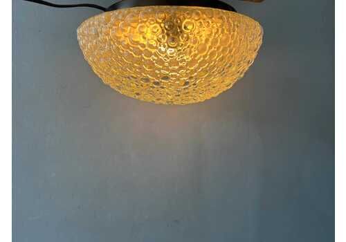 Vintage Helena Tynell Glashütte Flush Mount Glass Ceiling Lamp