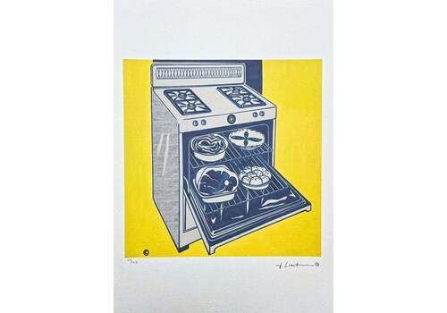 After Roy Lichtenstein, "Kitchen Range", 1990s, Silk Screen