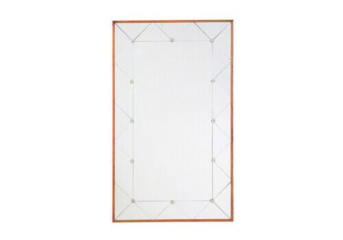 Mid Century Swedish Harlequin Wall Mirror