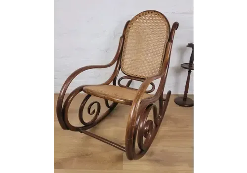 Thonet Rocking Chair Bentwood Original Victorian 19th Century