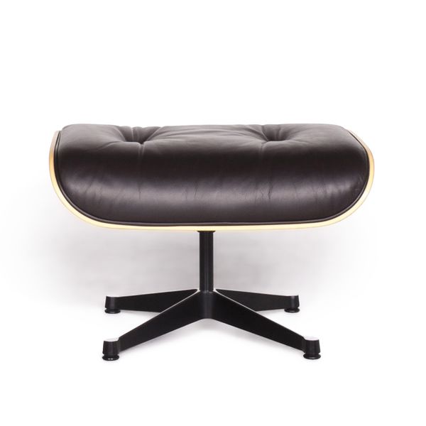 Vitra Eames Lounge Chair Designer Leather Stool Brown Charles Ray Vitra Eames Lounge Chair Designer Leather Stool Brown Charles Ray 8908 Photo
