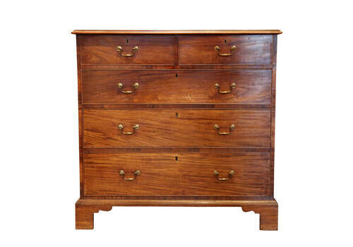 Chippendale Period Mahogany Chest Of Drawers – Circa 1770