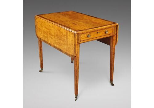 A George III Satinwood Pembroke Table