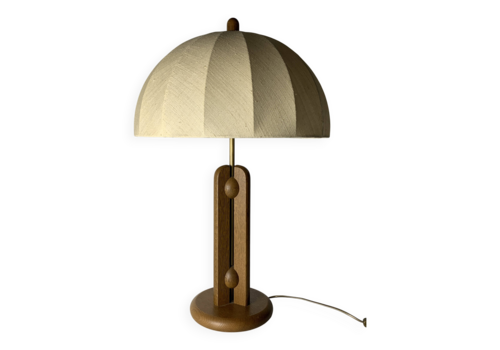 Large Midcentury Space Age Mushroom Table Lamp, 1970s