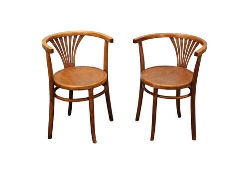 Art Deco Set Of 2 Chairs By Thonet, 1920s