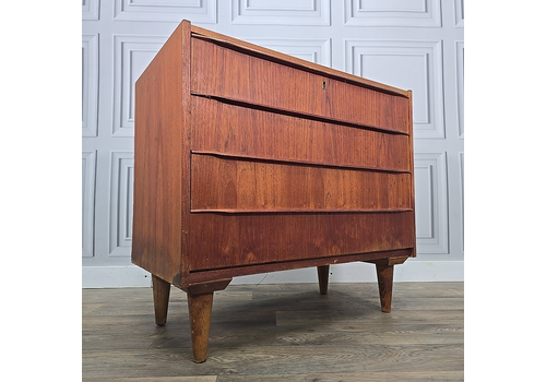Retro Vintage Mid Century Chest Of 4 Drawers Teak – Stewart Griffiths Upcycle