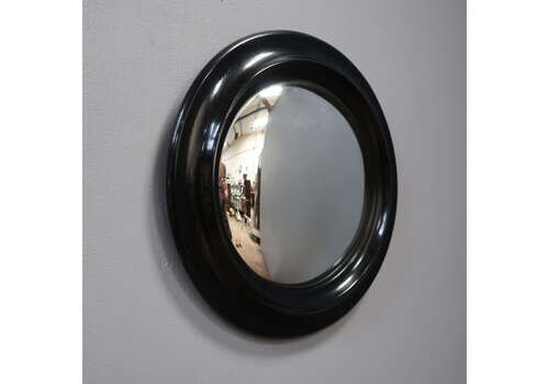 Ebonized Convex Mirror