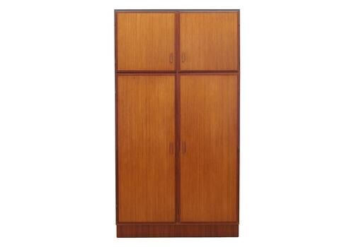Teak Wardrobe, Danish Design, 1970s, Manufacturer: Omann Jun