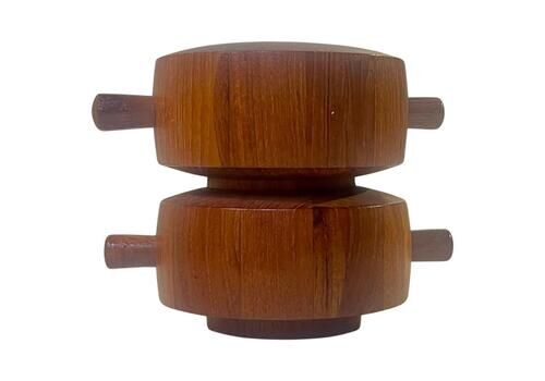 Jens H. Quistgaard Dual Pepper   Salt Mill & Shaker In Teak, 1960s