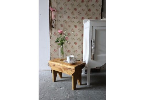 Sweet Vintage Pine Milking Stool