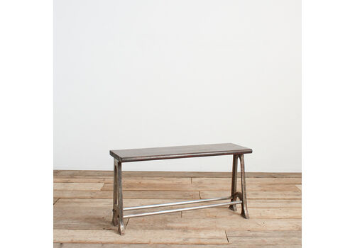 School Vintage Locker Room Storage Bench – Small