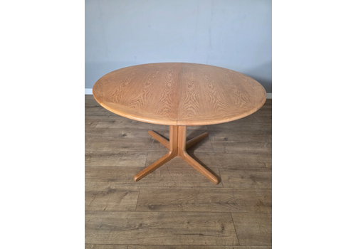 Danish Midcentury Oak Extending Table By Silke Borg