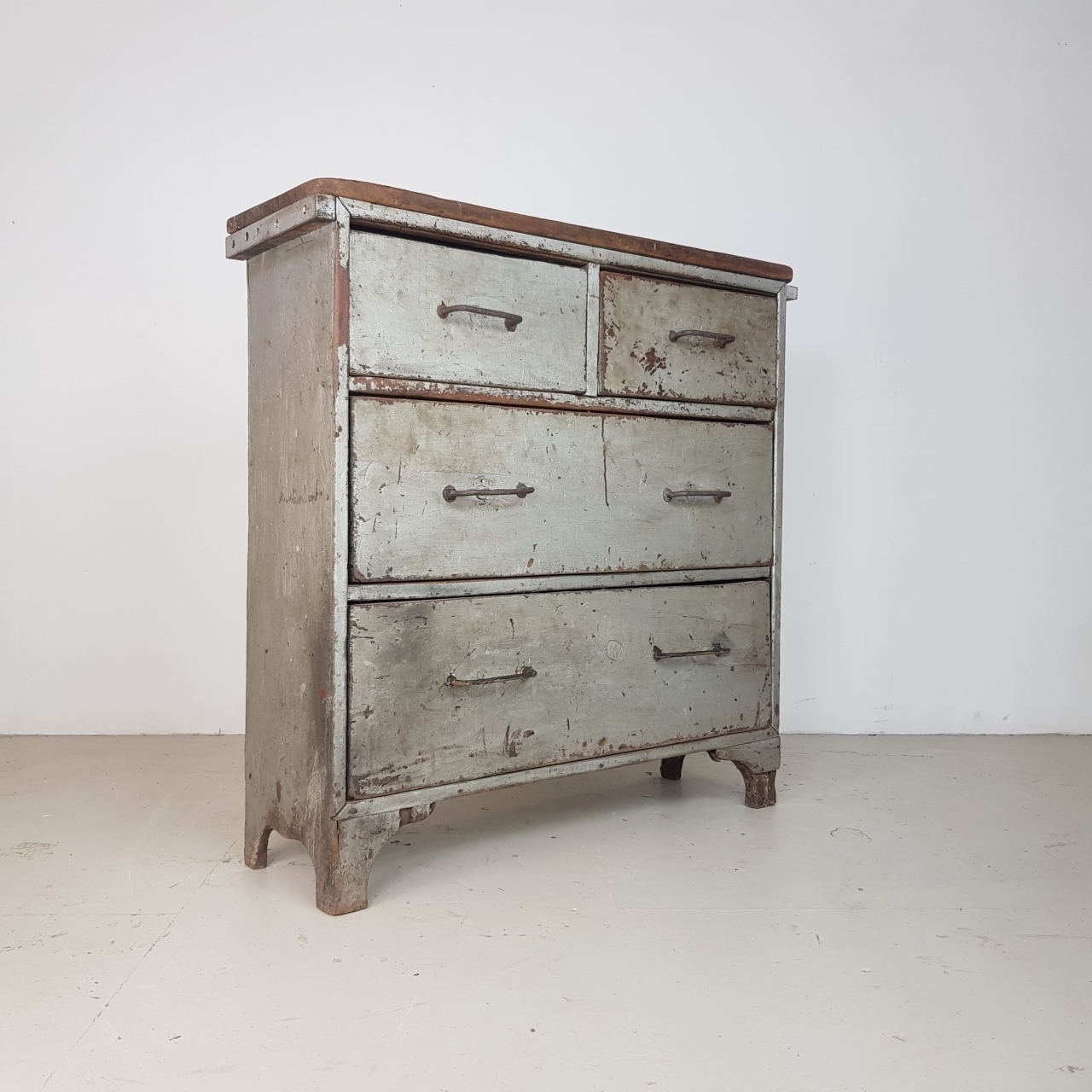 Vintage Industrial French Chest Of Drawers Vinterior
