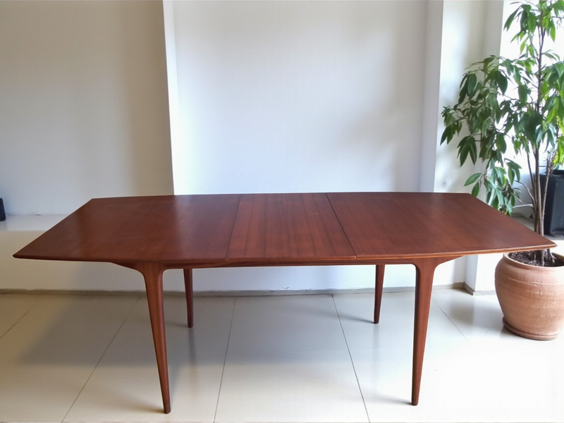 Mid Century McIntosh Teak Dining Table Vintage Extending Table